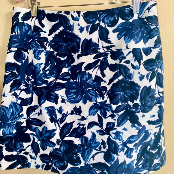 S.C & CO Blue Mini Pencil Skort for Casual Resort Wear - Picture 5 of 8